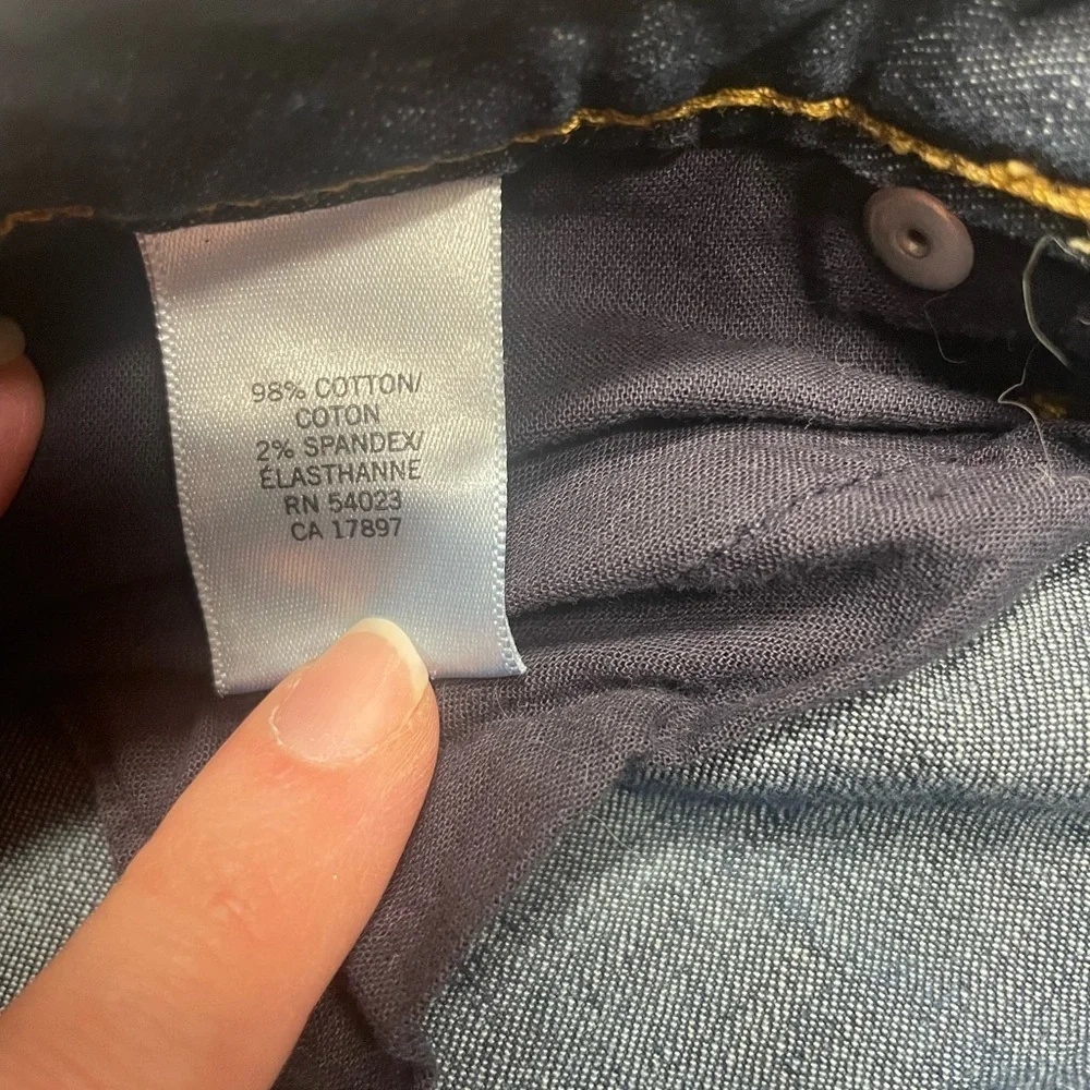 Banana Republic women’s dark wash capris size‎ 12.